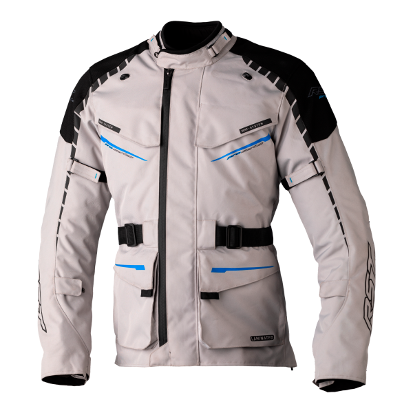 RST RST Pro Series Commander CE Mens Textile Jacket White/Blue